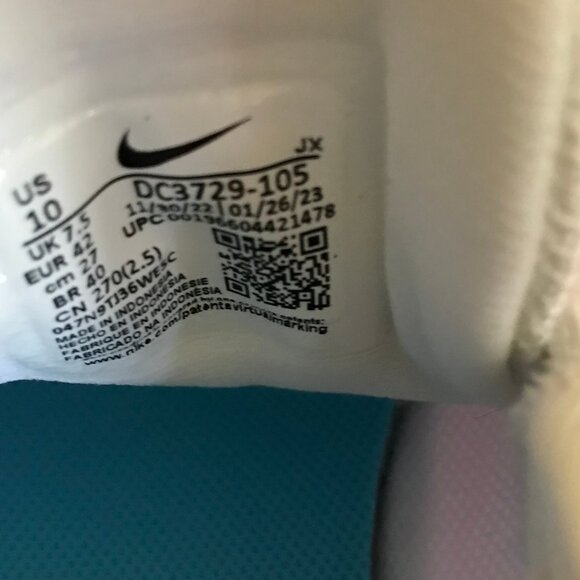 NIB Nike Revolution 6 Women's 10 Sneakers Road Running Shoes men's 8.5 - Picture 7 of 7